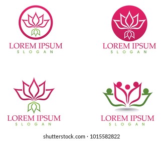Lotus Flower Sign for Wellness, Spa and Yoga