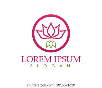 Lotus Flower Sign for Wellness, Spa and Yoga