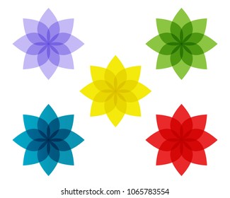 Lotus Flower Sign for Wellness, Spa and Yoga. Vector Illustration
,,