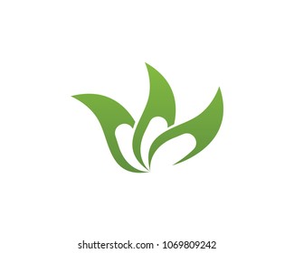 Lotus Flower Sign for Wellness, Spa and Yoga. Vector Illustration
