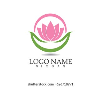 Lotus flower spa logo