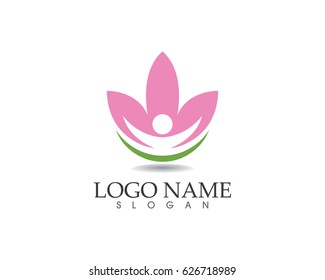 Lotus flower spa logo