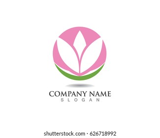 Lotus flower spa logo