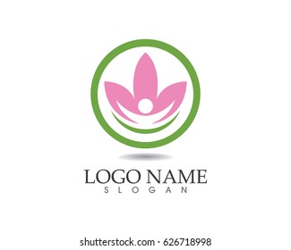 Lotus flower spa logo