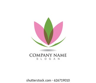 Lotus flower spa logo