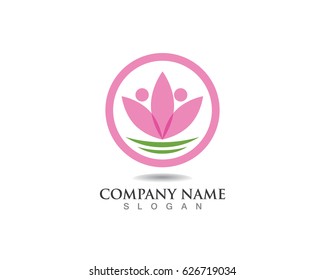 Lotus flower spa logo