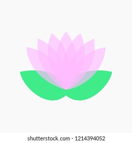 Lotus flower vector 