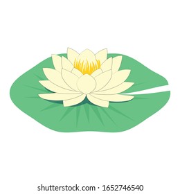 Lotus flower vector design, beautiful lotus art vector illustration