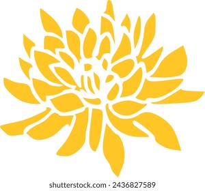 Lotus flower vector element. Floral print design.