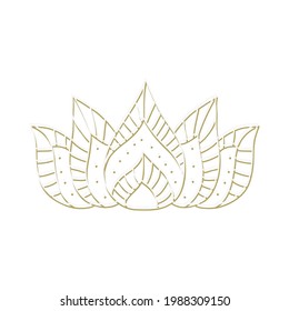 Lotusblume, Vektorgrafik-Design-Element 