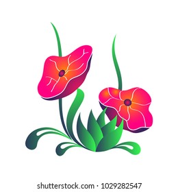Lotus Flower Vector illustration