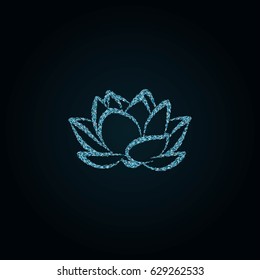 Lotus flower vector illustration