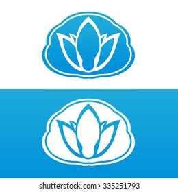 Lotus Flower vector illustrations design template