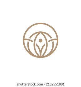 Lotus Flower Vector Logo Design Inspiration
