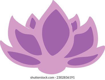 A lotus flower vector that can be used as decoration or as a background for a file in presentations, leaflets, and others