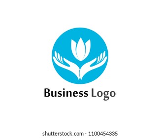Lotus Flower for Wellness, Spa and Yoga. Vector Illustration
