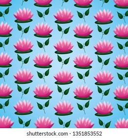 lotus flowers leaves