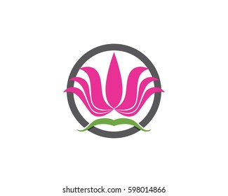 Lotus flowers logo