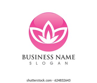 Lotus flowers logo