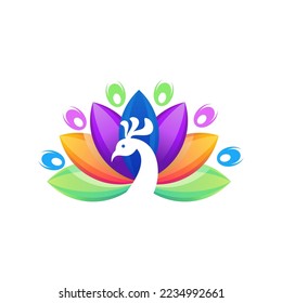 lotus flowers and peacocks are perfect for business logos, beauty logos, review blogs or channel vlogs, or beauty communities