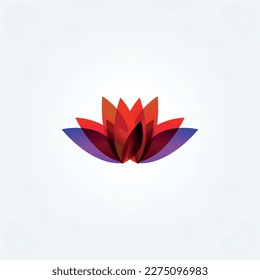 lotus follower illustration nature spa logo