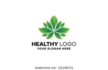Lotus Gradient Logo Lotus Template