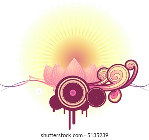 lotus graphic