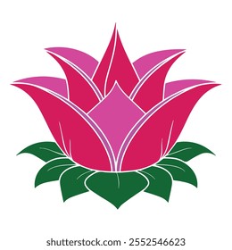 Lotus is a graphic design element with the ability to change color and size. For the design of posters, advertising texts, logos and social networks. Frames