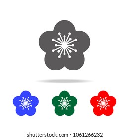 Lotus icon. Elements of Chinese culture multi colored icons. Premium quality graphic design icon. Simple icon for websites, web design, mobile app, info graphics on white background