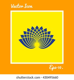 Lotus Icon. Eps-10.