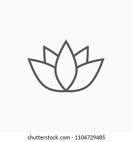 Lotus Icon, Flower Vector