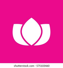 lotus icon illustration isolated vector