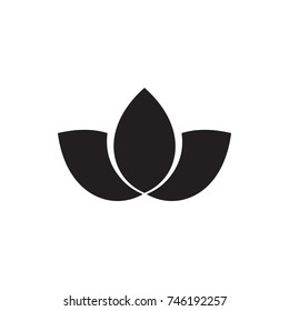 lotus icon illustration isolated vector