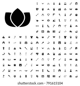 Lotus icon illustration isolated vector. editable beauty icons vector set.