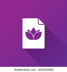 Lotus icon. nature sign