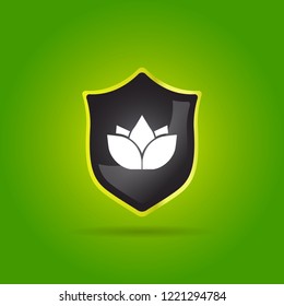 Lotus icon. nature sign