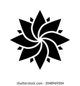 Ilustración de diseño vectorial libre de derechos de icono de Lotus