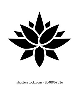 Lotus icon royalty free vector design illustration