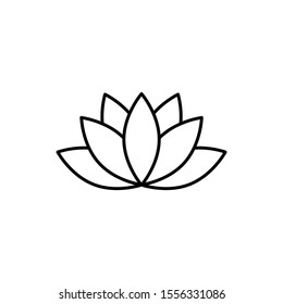 lotus icon, spa icon vector