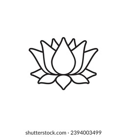 lotus icon symbol sign vector