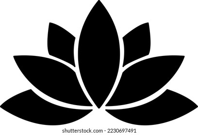 Icono de Lotus plantilla de diseño de moda sobre fondo blanco..eps