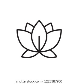 Lotus Icon Vector