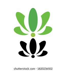 Lotus icon vector design illustration
