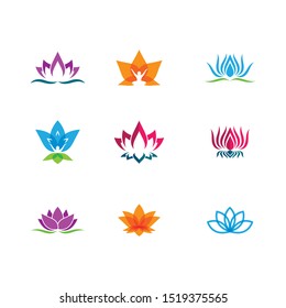 Lotus icon vector illustration design
