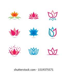 Lotus icon vector illustration design