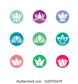 Lotus icon vector illustration design