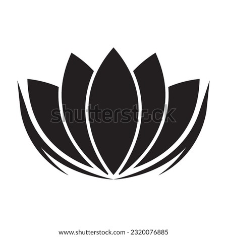 lotus icon vector illustration logo deisgn