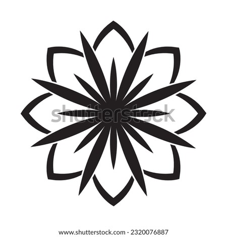 lotus icon vector illustration logo deisgn