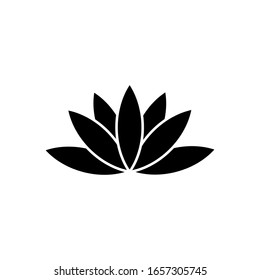 Flower Lotus Continuous Line Vector Illustration Stock Vector (Royalty ...