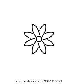 lotus icon, lotus vector sign symbol